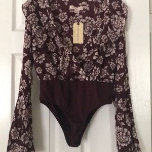 Band of gypsies floral bodysuit